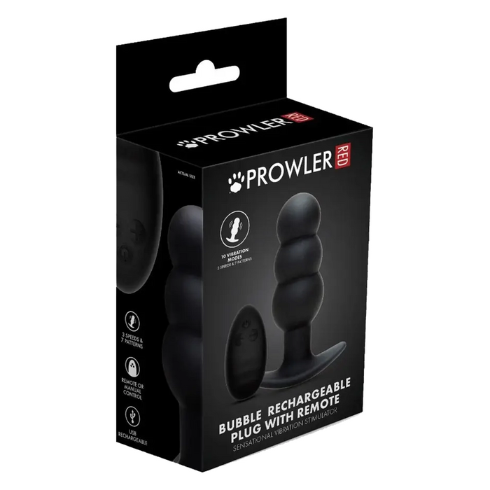 Prowler RED Bubble vibrating butt plug