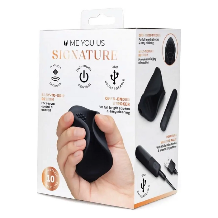 Me You Us Signature The Vibrating Open masturbator