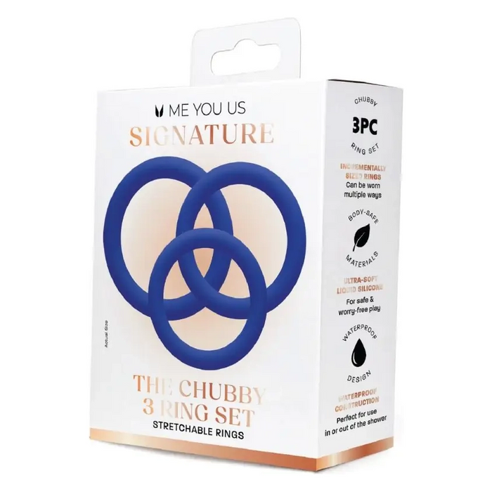 Me You Us The Chubby cock rings (triple pack)