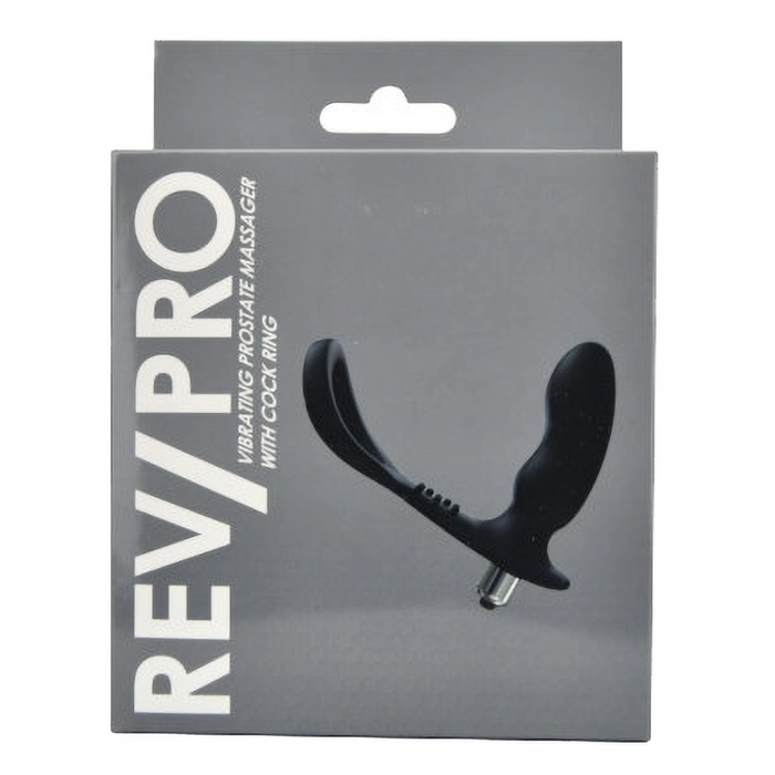 Rev/Pro Vibrating prostate massager with cock ring