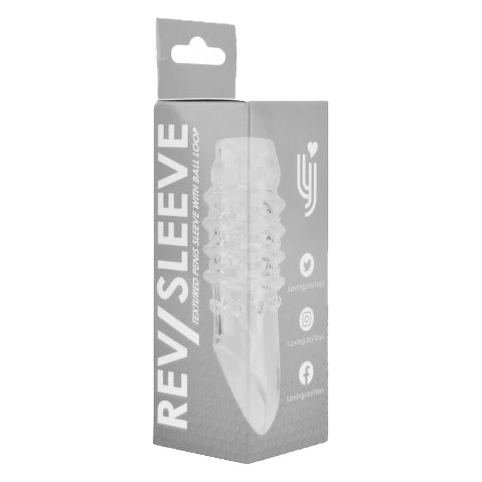 Rev/Sleeve Textured penis sleeve with ball loop
