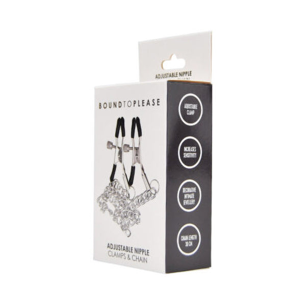 Bound to Please Adjustable nipple clamps with chain