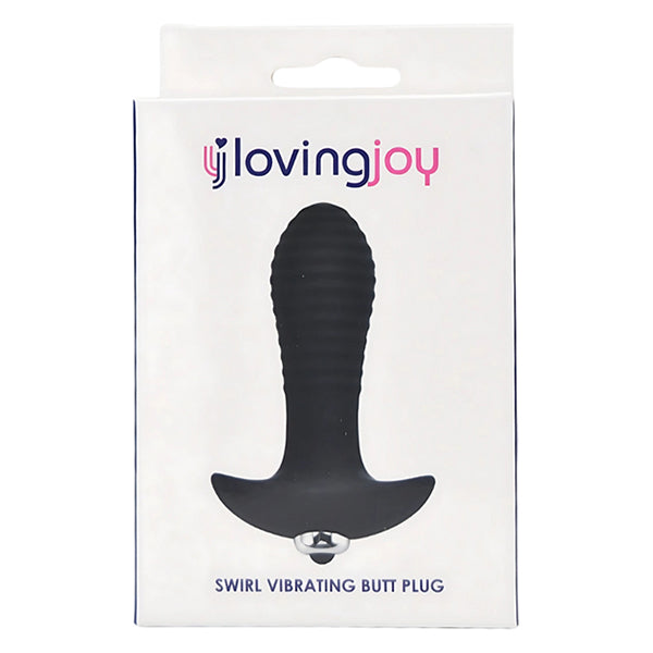 Loving Joy Swirl vibrating butt plug