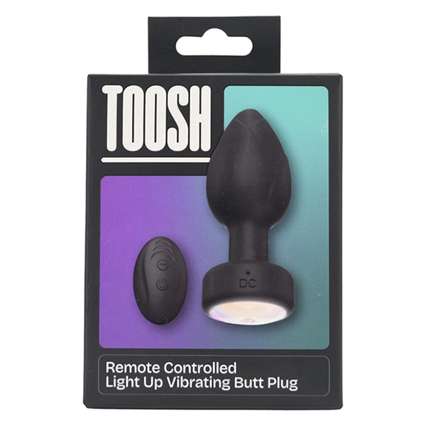 Toosh Remote Control Light-Up vibrating butt plug