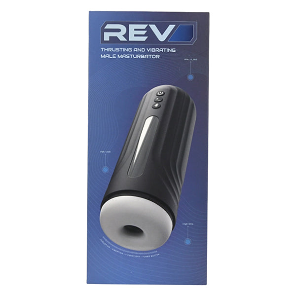 REV Thrusting & Vibrating masturbator