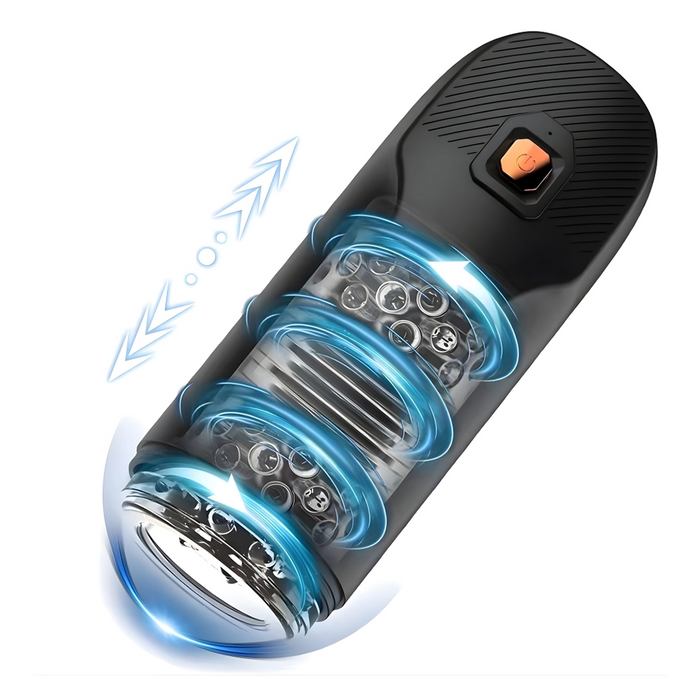 REV Rotating & Thrusting masturbator