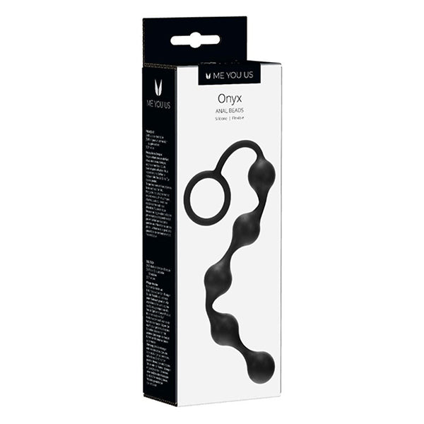 Me You Us Onyx anal beads