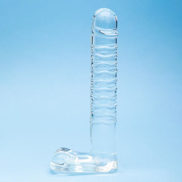 Clarity Seraphic Serenade 5.7" dildo with balls