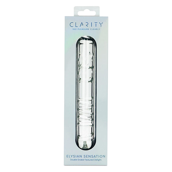 Clarity Elysian Sensation 7.1" double ended dildo
