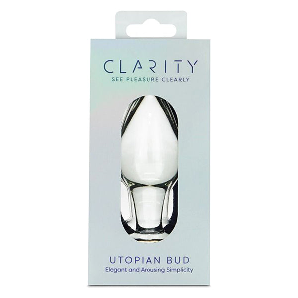 Clarity Utopian Bud butt plug