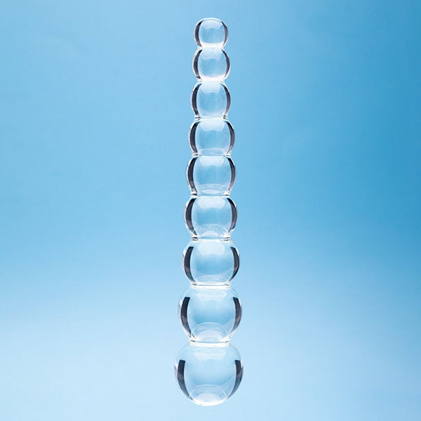 Clarity Elysian Pearls 6.7" beaded dildo
