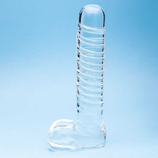 Clarity Seraphic Opus 7.2" dildo with balls