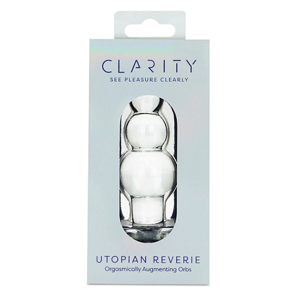 Clarity Utopian Reverie beaded butt plug