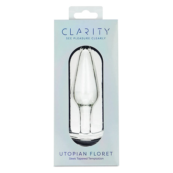 Clarity Utopian Floret butt plug