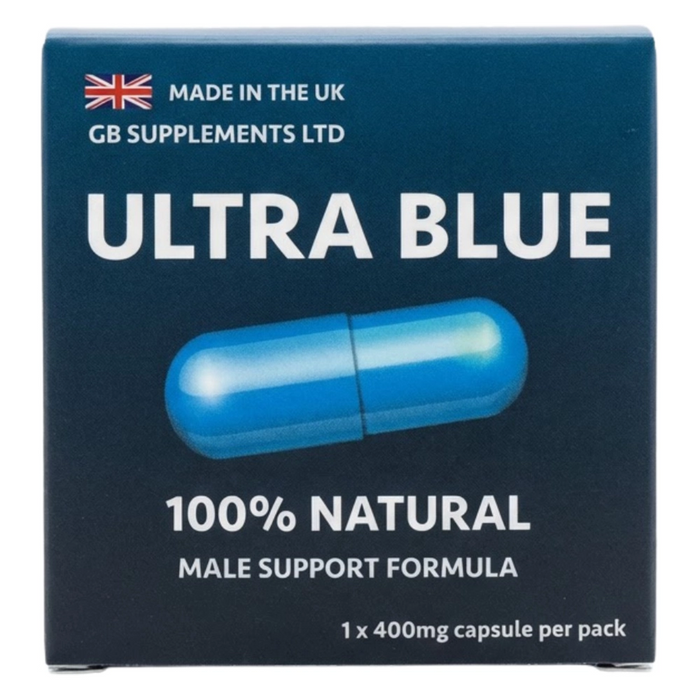 GB Supplements Ultra Blue capsules