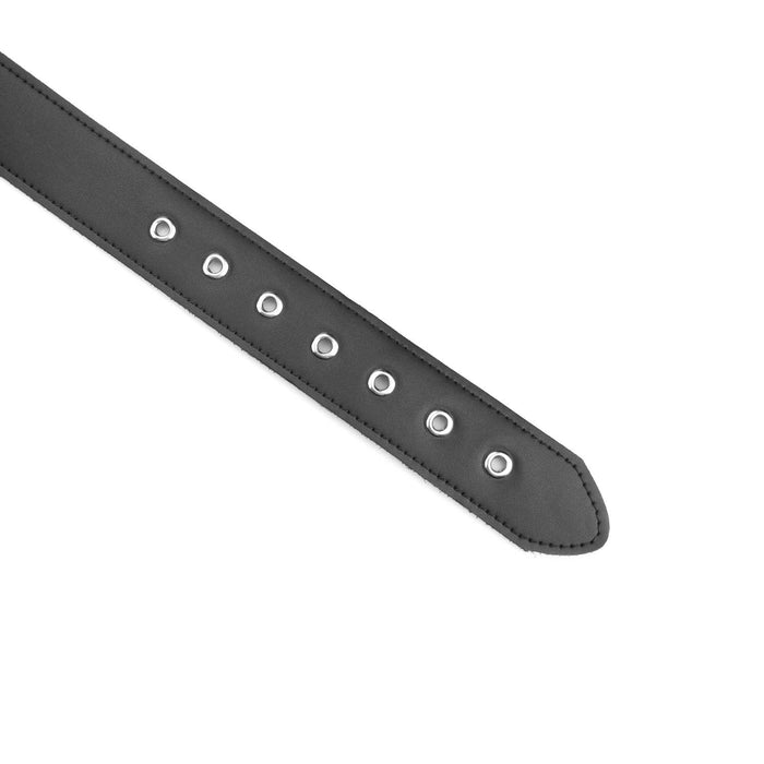 Liebe Seele Noir Sovereign Leather Wrist to Collar Back Restraint