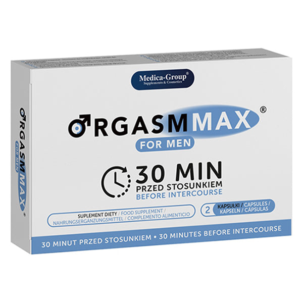 OrgasmMax For Men capsules (2 pack)