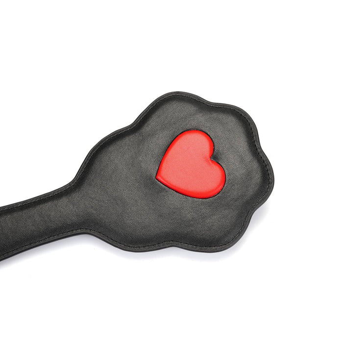 Liebe Seele The Sensory Cushion Paddle - Plush Paw & Crimson Heart