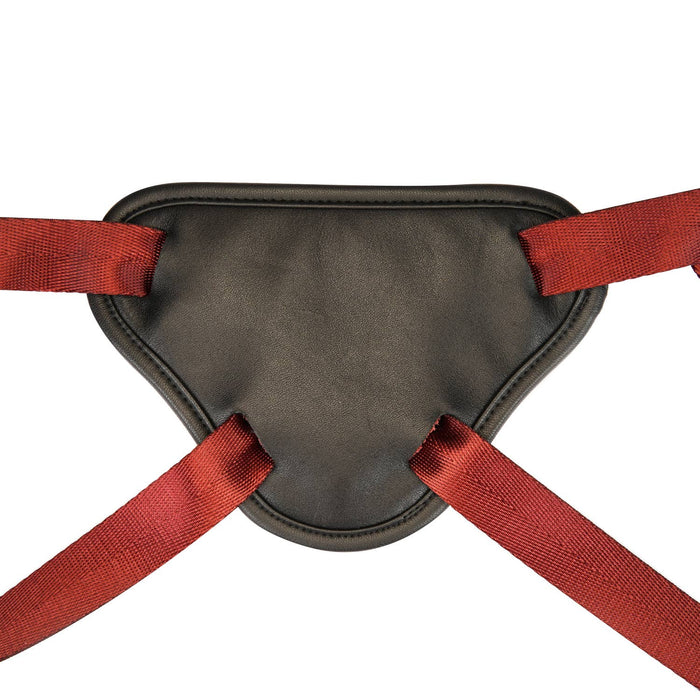 Liebe Seele Wine Red Leather Universal Strap-on harness