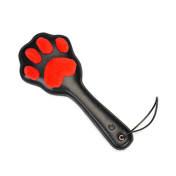 Liebe Seele The Sensory Cushion Paddle - Plush Paw & Crimson Heart