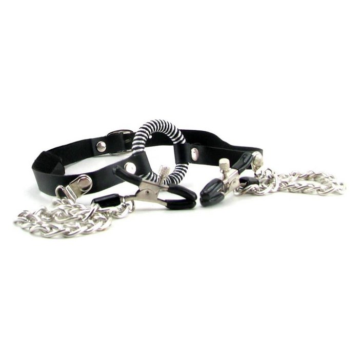 Fetish Fantasy Series Limited Edition O-Ring gag & nipple clamps