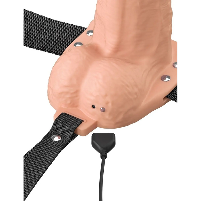 Fantasy X-Tensions Elite Vibrating 6" hollow strap-on