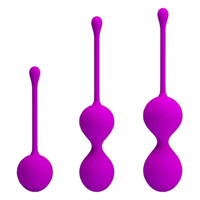 Pretty Love Three-In-One kegel ball set