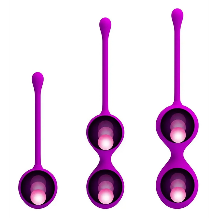 Pretty Love Three-In-One kegel ball set