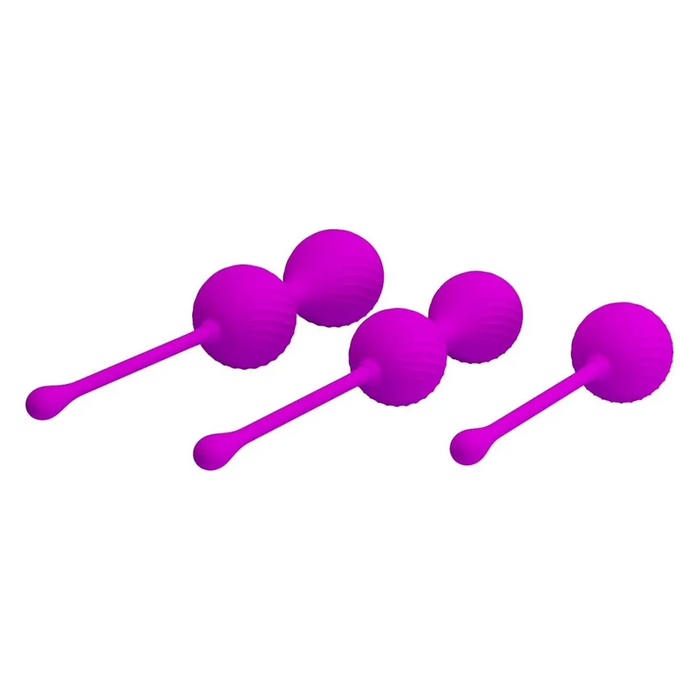 Pretty Love Three-In-One kegel ball set