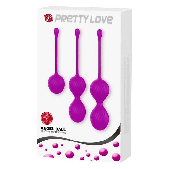Pretty Love Three-In-One kegel ball set