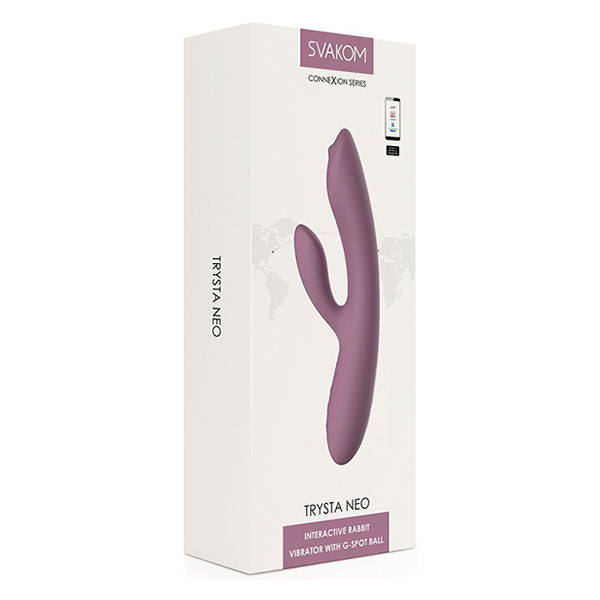 SVAKOM Trysta Neo rabbit vibrator with rolling G-Spot ball