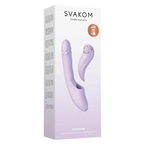 SVAKOM DuoGlow vibrator with clitoral stimulator