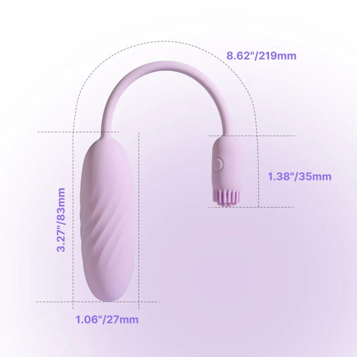 SVAKOM Plume brush tail bullet vibrator
