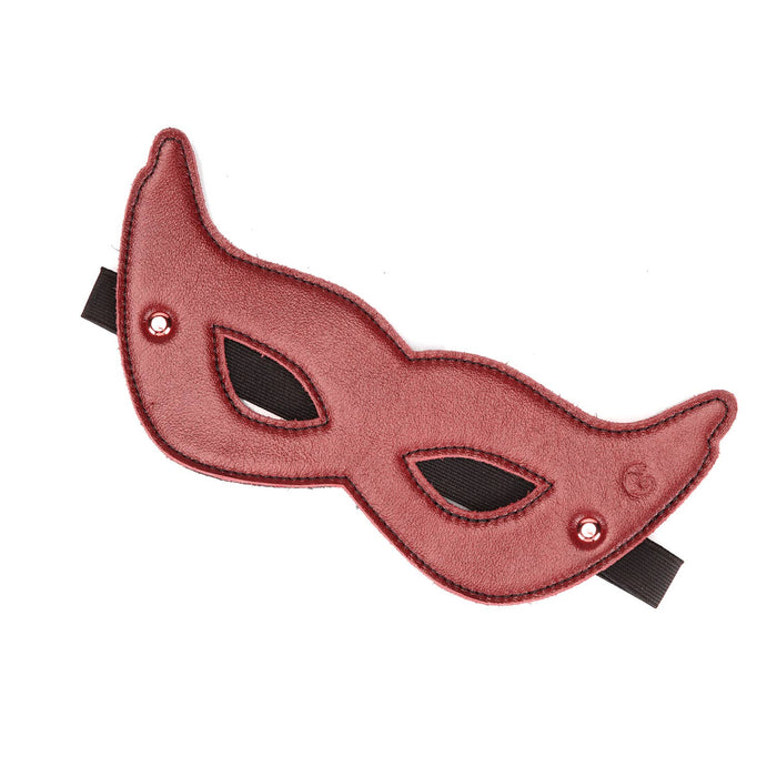 Liebe Seele Wine Red Leather Eye Mask Role Play