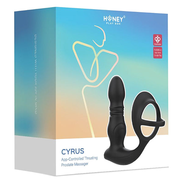 Honey Play Box CYRUS thrusting prostate massager with cock ring