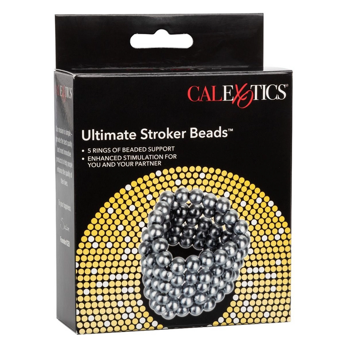 CalExotics Ultimate Stroker beaded cock ring