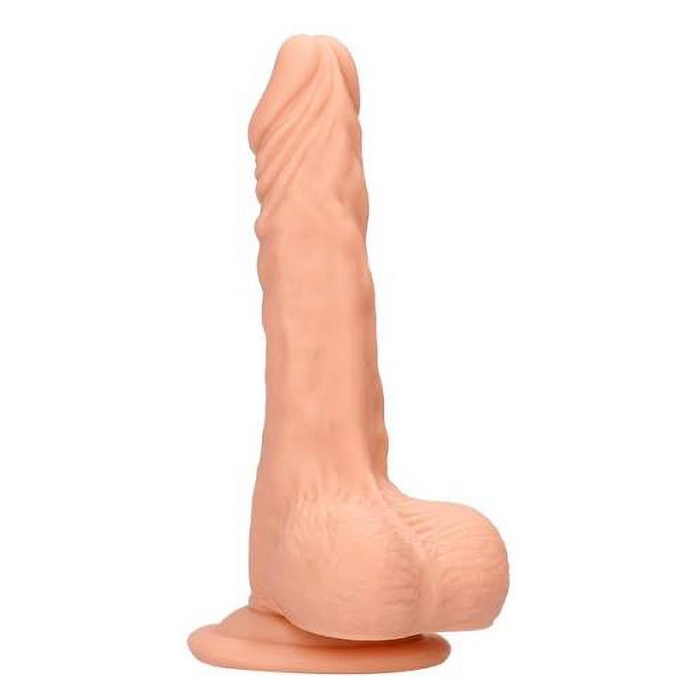 RealRock Soft 7" dildo with balls