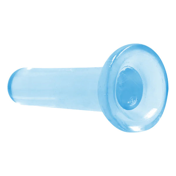 RealRock CRYSTAL CLEAR Straight 5" dildo with suction cup