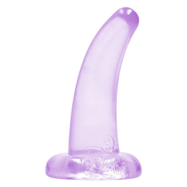 RealRock CRYSTAL CLEAR 5" dildo with suction cup