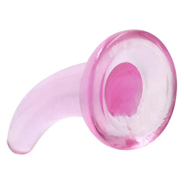 RealRock CRYSTAL CLEAR 5" dildo with suction cup