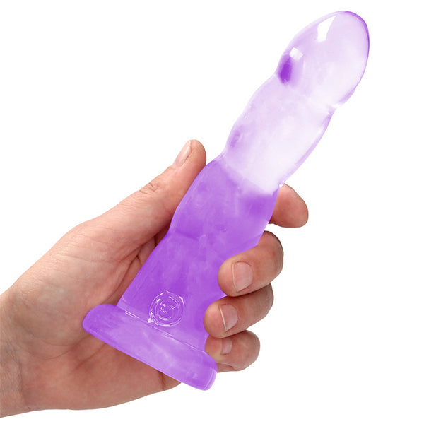 RealRock CRYSTAL CLEAR 7" dildo with suction cup