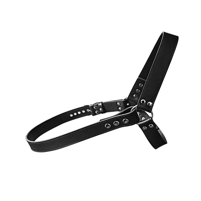 Noir Sovereign Leather Harness for Men