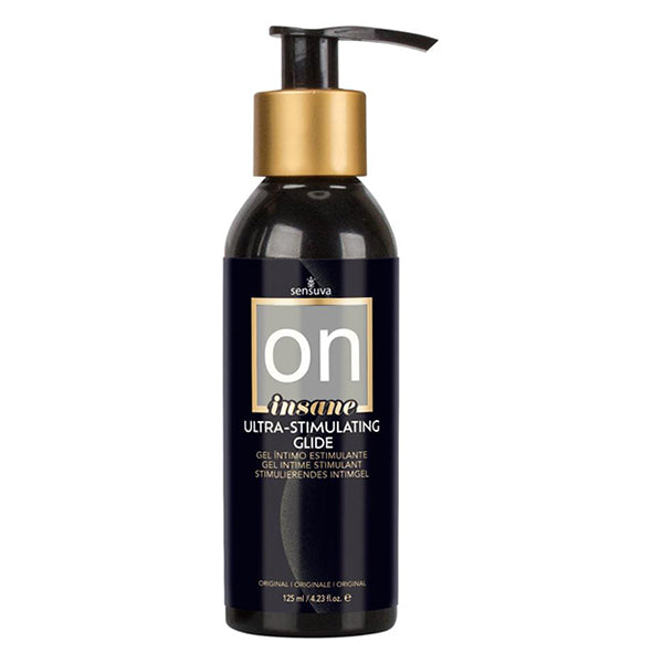 Sensuva Ultra-Stimulating ON Insane water-based lubricant