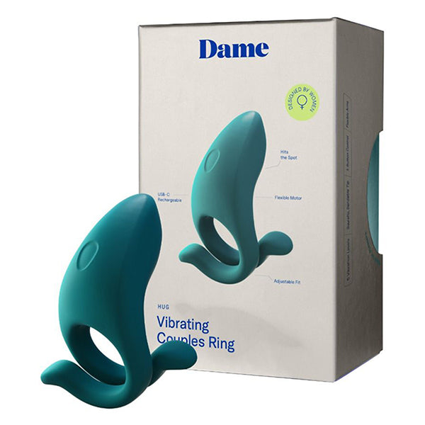 Dame Hug vibrating couples' ring