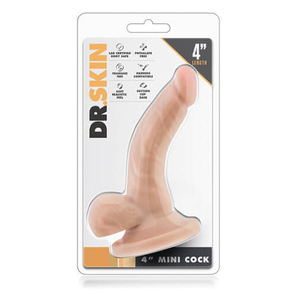 Dr Skin 4" dildo with balls