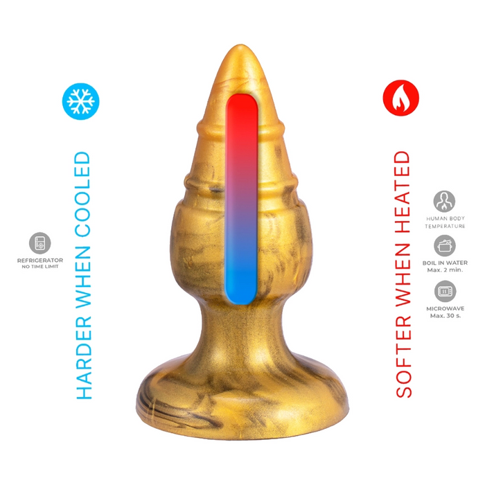 SilexD Goldy butt plug (medium)