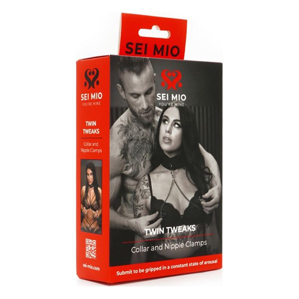 SEI MIO Twin Tweaks collar with nipple clamps