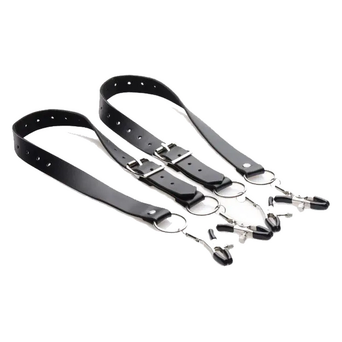 Master Series Spread labia spreader straps (with clamps)