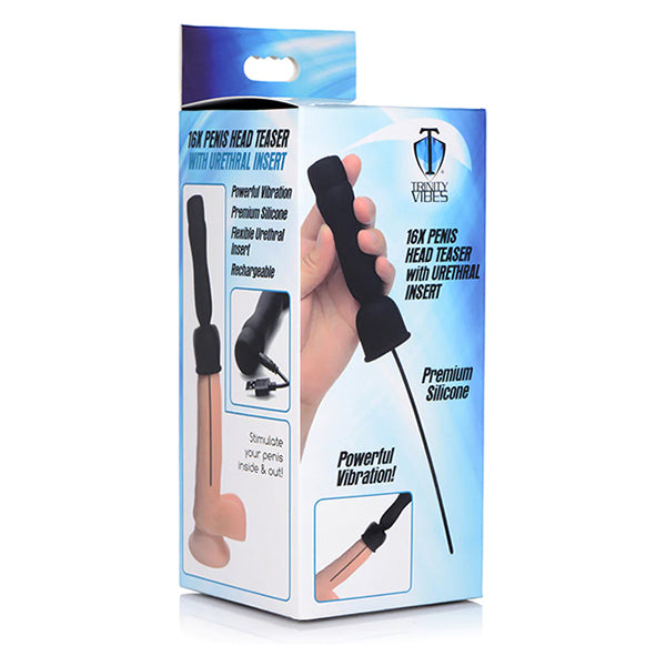 Trinity Vibes penis head stimulator with urethral sound