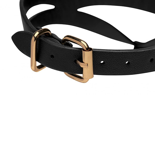 Master Series Bondage Baddie collar with O-Ring
